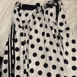 Adidas polka dot skirt